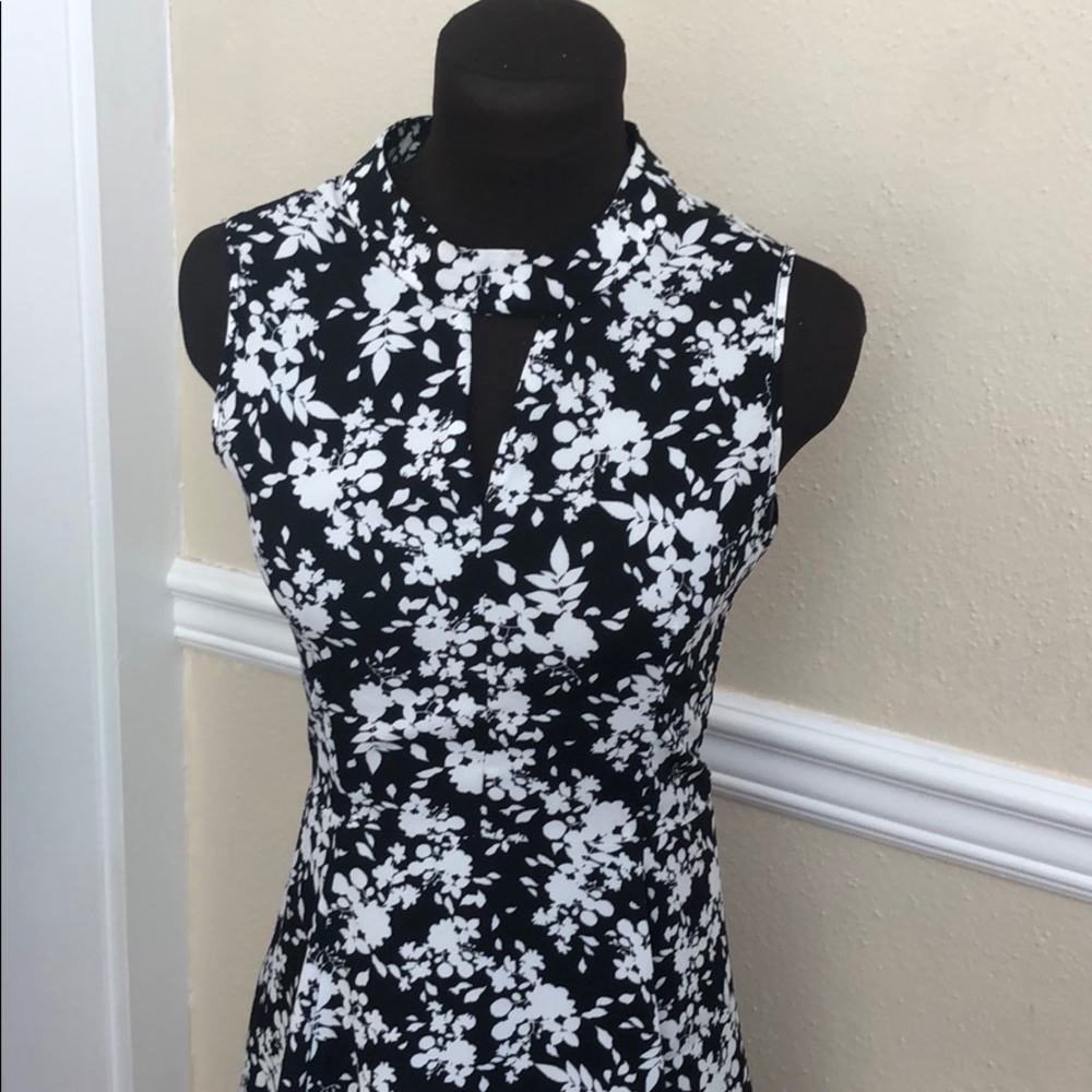Cute black and white dress